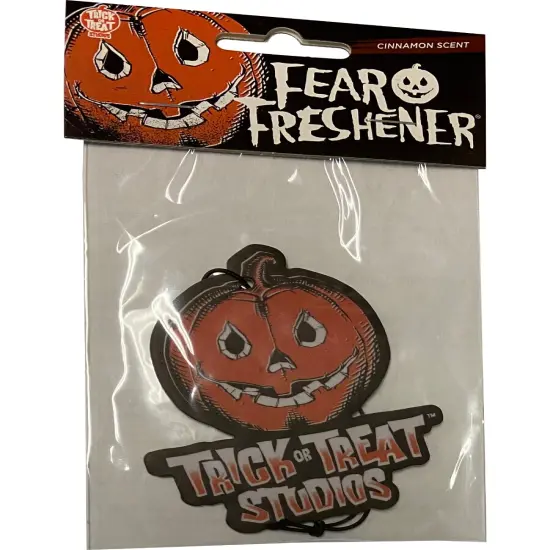 Cinnamon Scented Trick Or Treat Studios Pumpkin Air Freshener Decoration {1}