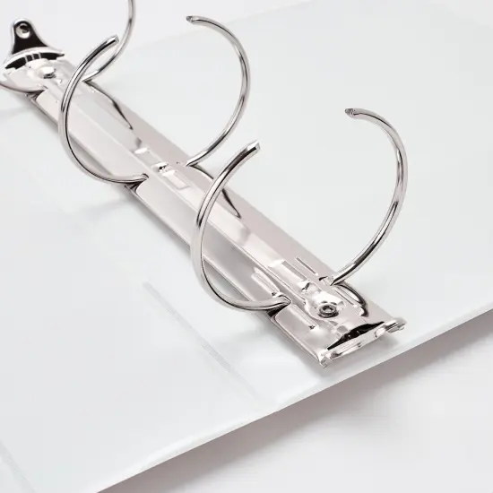 Avery Economy View 3 Ring Binders, 1.5" Round Rings, 4 White Binders (19201) {6}