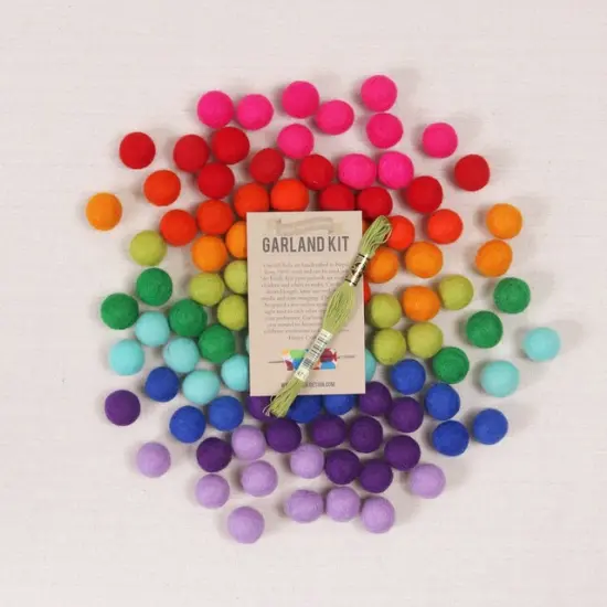 Felt Balls, Bright Side Pom-poms {2}