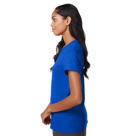 Hanes&reg; Perfect-T Women&rsquo;s Crewneck Short Sleeve T-Shirt Purple {6}