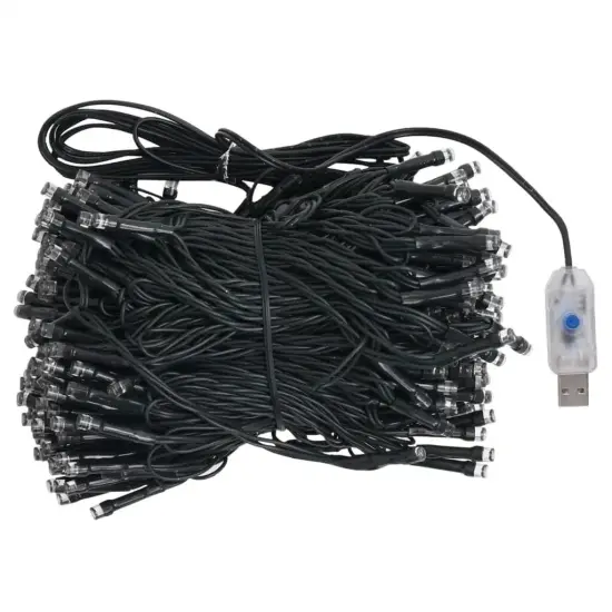 Slim Christmas Tree with LED sand Ball Set and Flocked Snow {2}