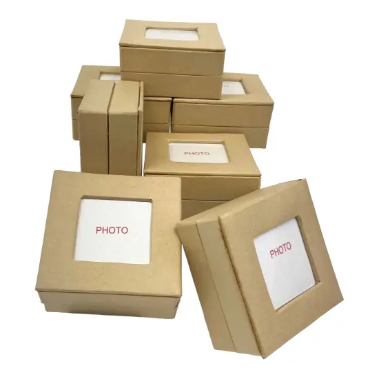 Value Pack of 36 Square Photo Box -Small {1}