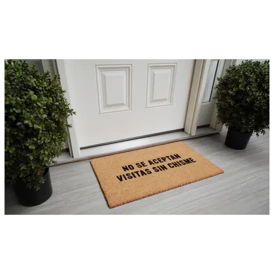 No Se Aceptan Visitas sin Chisme Doormat {5}