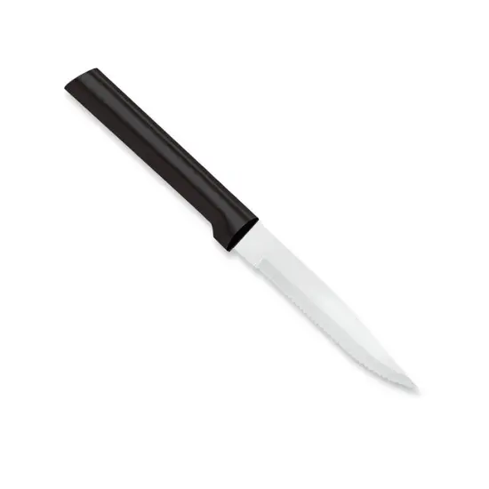 Rada Cutlery Serrated Steak Knife, Stainless Steel Knives for Effortlessly Cutting Meat, with Durable Resin Handle {1}