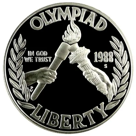 Olympics Seoul Silver Dollar {2}