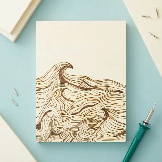 6-Pack 9x12 Unfinished Wood Canvas Boards for Painting {4}