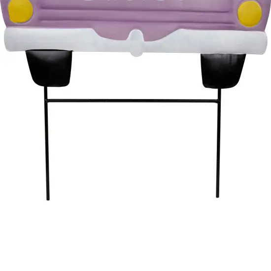 Northlight Back Seat Bunny Happy Easter Outdoor Garden Stake - 14" - Purple {7}