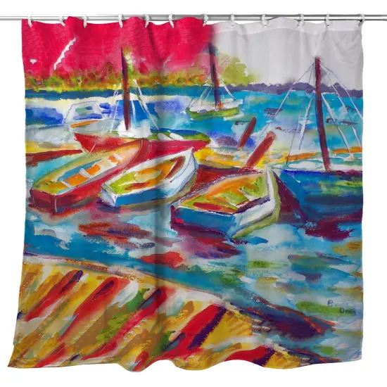 Betsy Drake Betsy's Marina II Shower Curtain {1}