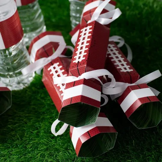 Big Dot of Happiness End Zone - Football - No Snap Baby Shower or Birthday Party Table Favors - DIY Cracker Boxes - Set of 12 {3}