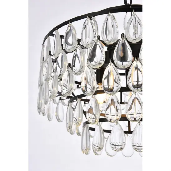 Mila 18 inch pendant in black {5}