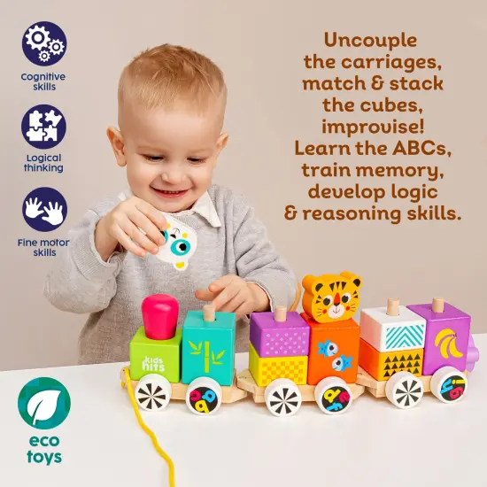 Kids Kits Wooden Train: Happy Friends {3}