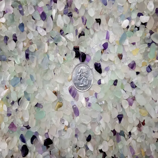 Tumbled Fluorite Crystal Chips Undrilled Beads Bulk {4}