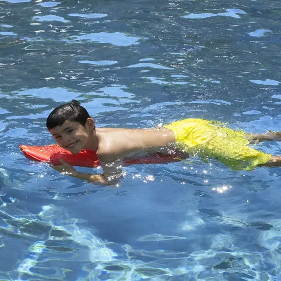 Swim Central 29" Red Underwater Swimming Pool Surf Board {6}