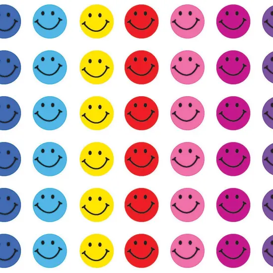 Happy Faces Mini Stickers, 528 Per Pack, 12 Packs {3}