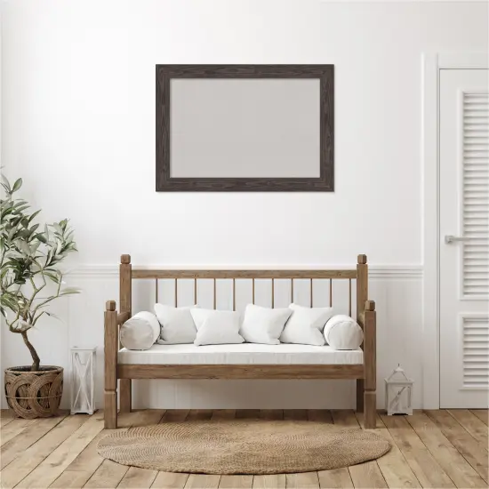 Bridge Wood Framed Corkboard, Grey Cork Bridge Black {6}