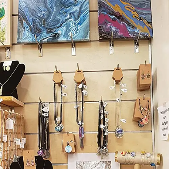 150 Pieces Earring Cards Necklace Cards Bracelet Cards Earring Holder Cards Necklace Display Cards Kraft Paper Tags for Jewelry Display {4}