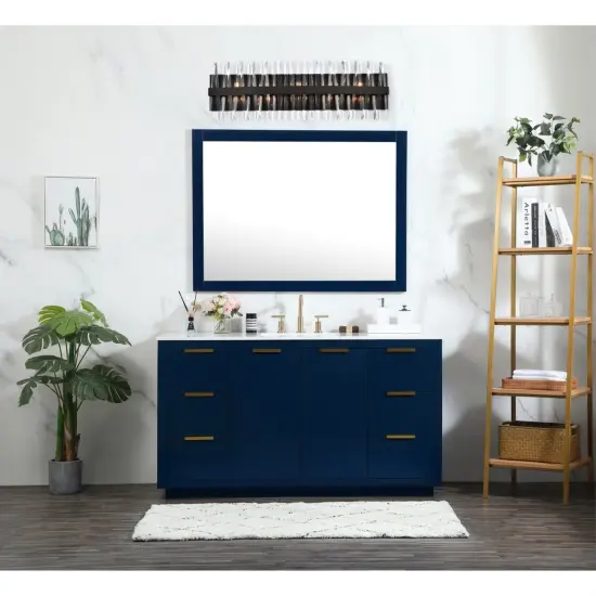 Serephina 36 inch crystal bath sconce in black {2}