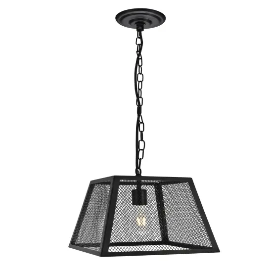 Talon Collection Pendant D11.8 H12.8 Lt:1 Matte Black Finish {1}