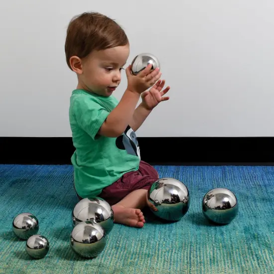 Sensory Reflective Sound Balls - Set of 7 {6}