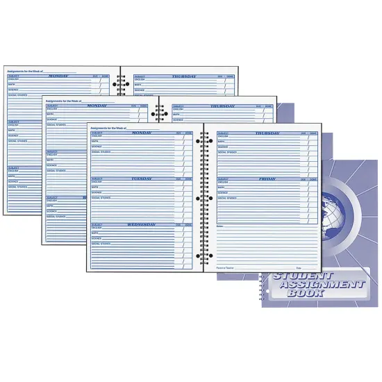 Student Assignment Book, Pack of 3 {1}