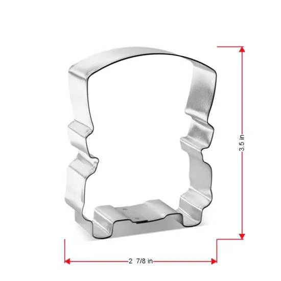 School Bus Front Cookie Cutter 3.5 in, CookieCutter.com, Tin Plated Steel, Handmade in the USA {2}