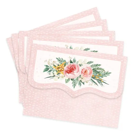 Flowerish Mini Envelopes-5/Pkg {3}