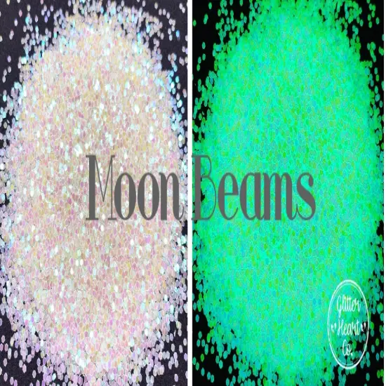 Polyester Glitter - Moon Beams - Glow in the Dark by Glitter Heart Co.™ {3}