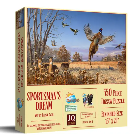 Sunsout Sportsman's Dream 550 pc Jigsaw Puzzle 49114 {3}