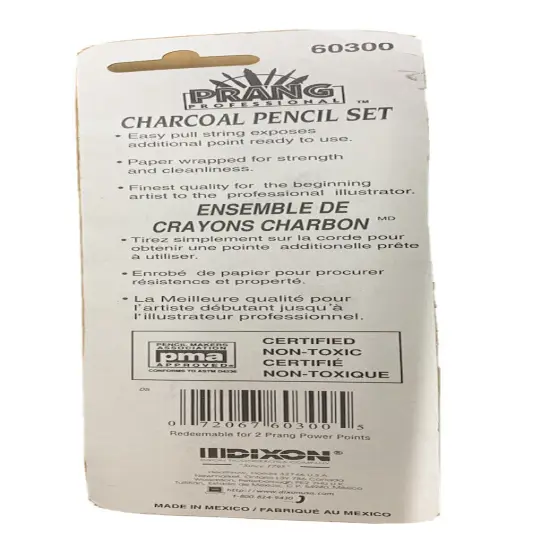 2 Pcs Drawing Artist Set Pencils & Sketch Charcoal Art {3}