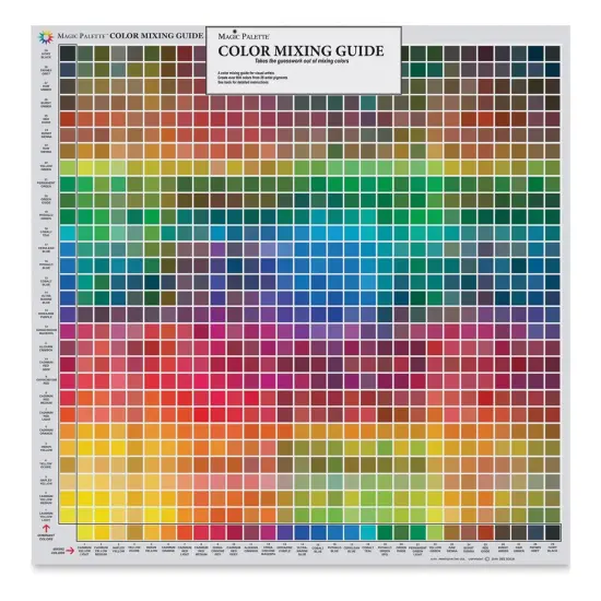 Magic Palette Color Selector and Mixing Guide - Studio Size, 24" x 24" {1}