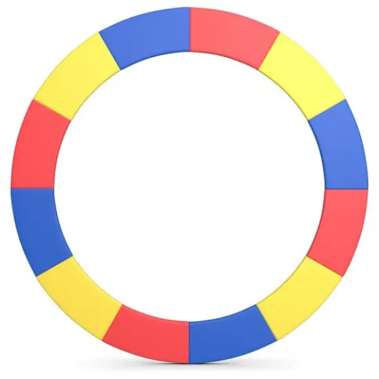 Safety Round Spring Pad Replacement Cover Multicolored {2}