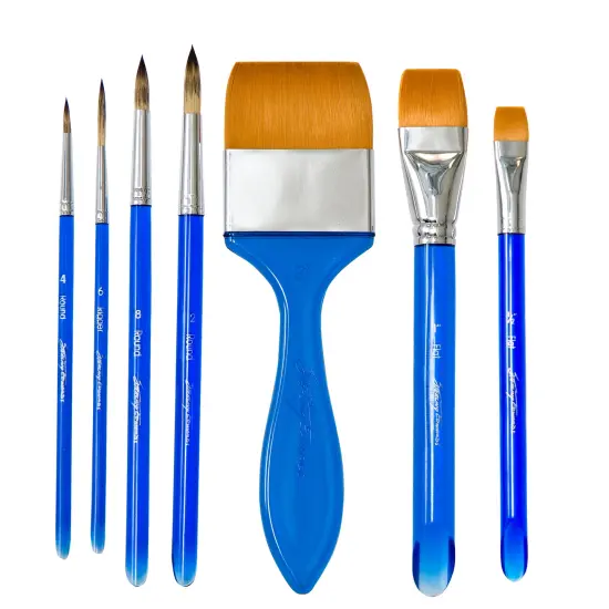 Sterling Edwards Signature Series Watercolor Artist Paint Brush - Blender and Glazing Brush for Watercolor Paint {2}