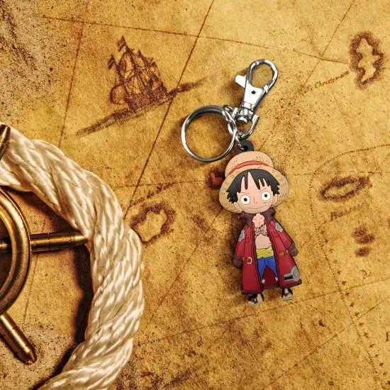 One Piece Monkey D. Luffy PVC Keychain {3}