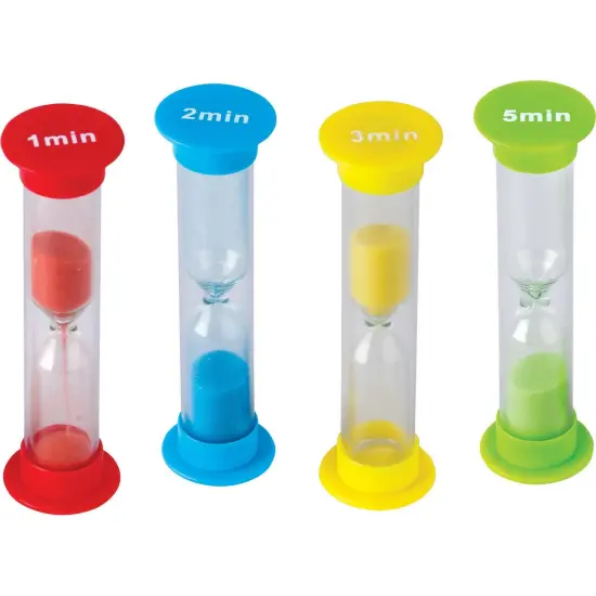Small Sand Timers Combo Pack, 4 Per Pack, 6 Packs {2}