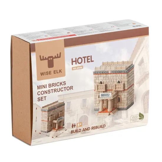Mini Bricks Construction Set - Hotel {2}