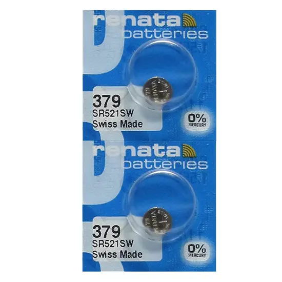Renata 379 SR521SW 1.55V Silver Oxide Watch Battery {3}