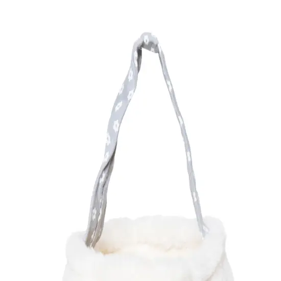 9" x 11" Spring Bunny Rabbit Cottontail Blue Boy Easter Egg Basket w/ Handle {4}