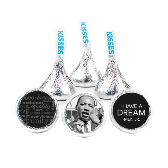 Martin Luther King Day Candy Party Favors Chocolate Hershey's Kisses BulkMLK {1}