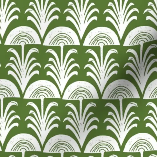 Various Fabrics by the Yard or Fat Quarter Block Print Arch Floral Botanical Rustic Leaves Hand Drawn Line Drawing Custom Printed Fabric by Spoonflower {7}