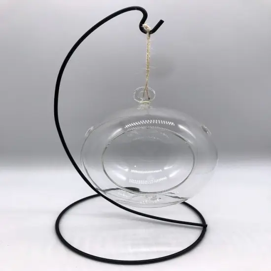 Hanging Glass Globe w/ Stand {1}