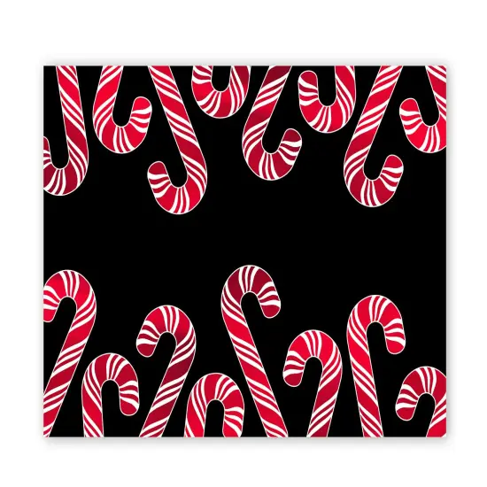 Great Papers! Note Card, Candy Cane with Red Foil, 4.875" x 3.375"(folded), 50 cards/red envelopes {1}