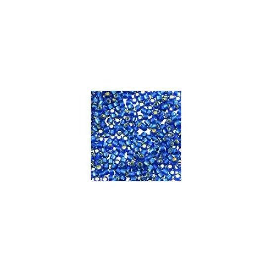 Miyuki Delica Seed Bead 11/0 Silver Lined Semi-Matte Cobalt {2}