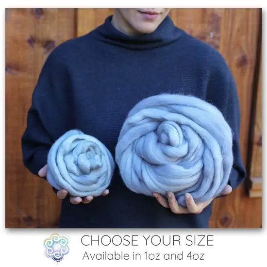 Hand Dyed BFL Wool Roving: Gorgeous tonal colorways for easy needle felting, hand spinning or weaving. Choose 1oz or 4oz {3}