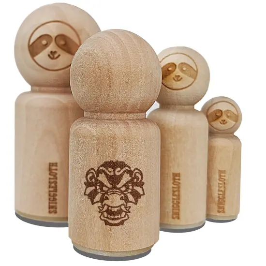 Fierce Monkey King Head Rubber Stamp for Stamping Crafting Planners {7}