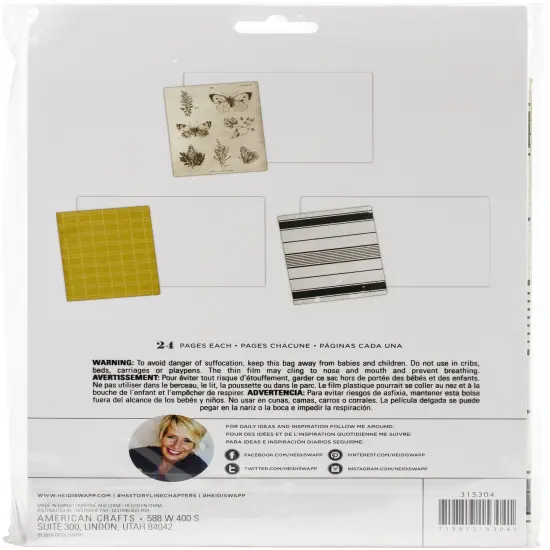 Heidi Swapp Storyline Chapters Insert Book Set-The Journaler {2}