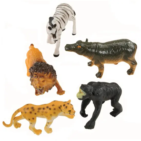 Creative Minds Jungle Animal Figures - 10 Pieces {4}