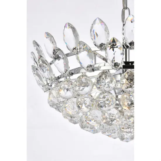 Emilia 18 inch pendant in chrome {5}