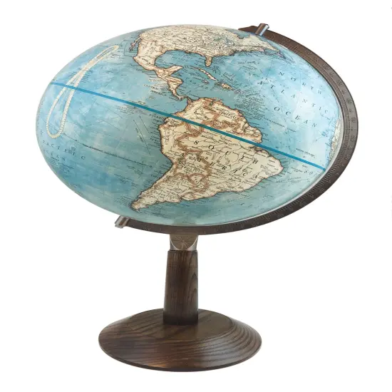 Lincoln 12" Diameter Blue Ocean Designer World Globe {1}
