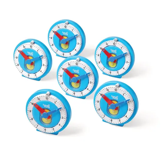 NumberLine Clock: Deluxe Set of 6 {5}
