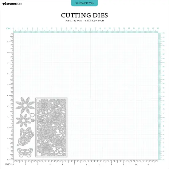 Studio Light Essentials Cutting Die-Nr. 736, Daisy Frame {4}